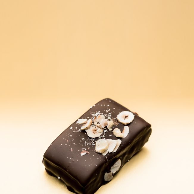 Håndlavet honningkage fra BECH Chokolade i Gudhjem på Bornholm..
